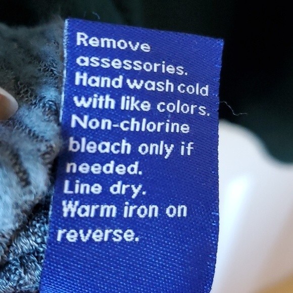 TWO A-LINE SOFT KNIT TOPS SIZE LARGE BELL SLEEVE GREEN VARIEGATED BLUE APT. 9 - Picture 5 of 11